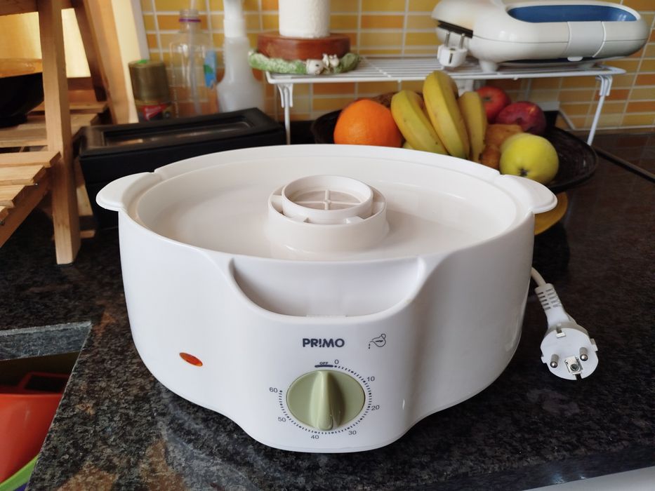 Máquina de cozer a vapor, vários produtos ao mesmo tempo, muito prátic