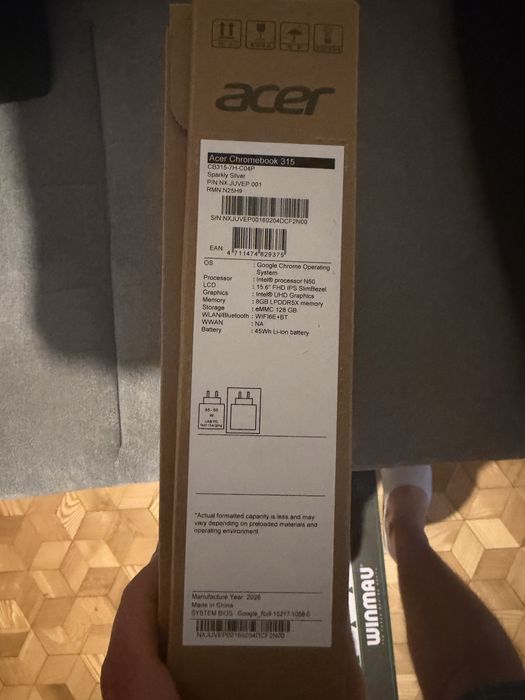 Chromebook acer 315