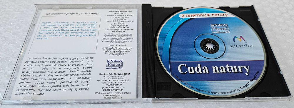 Tajemnice Natury - Cuda Natury - CD-ROM