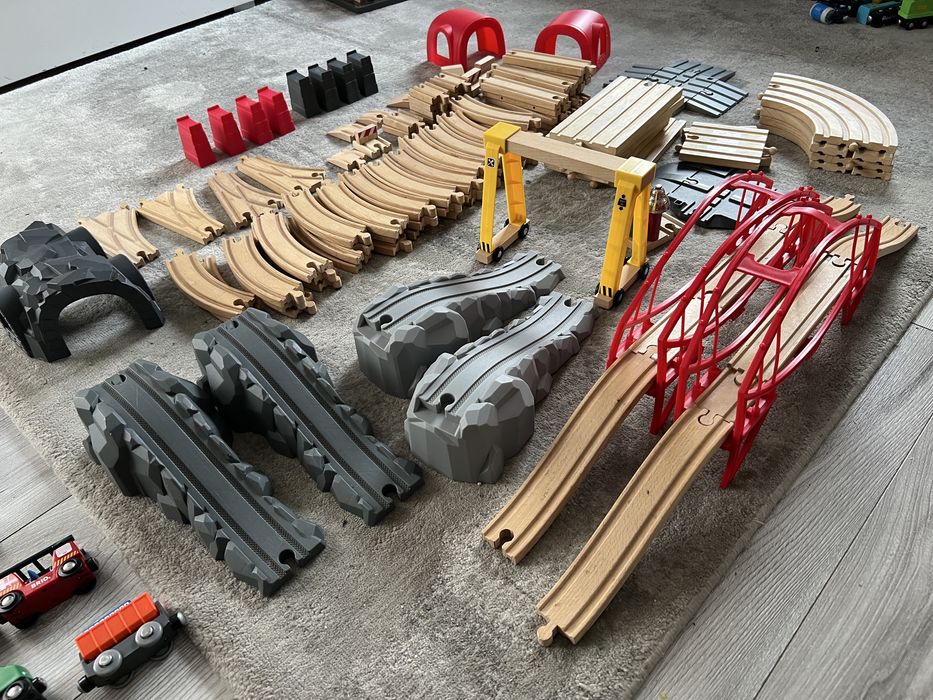 Tory, tunele, skrzyżowania, suwnice, stopnice, zjazdy BRIO