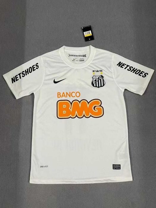 Santos 11-12sezon domowa wersja fanowska koszulka retro 11# Neymar R.S