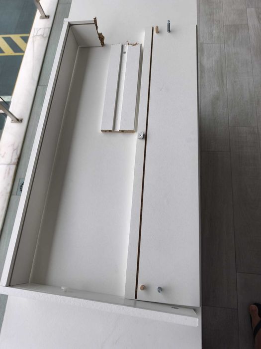 Cómoda IKEA KULLEN 6 gavetas 140x40x72 – para reparação / DIY
