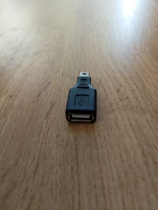 Przejściówka adapter z USB na miniUSB