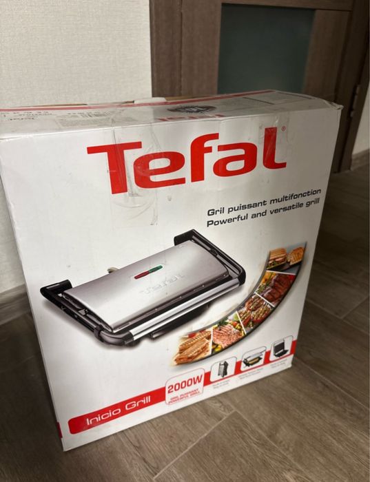 Tefal Inicio Grill 2000W - потужний багатофункціональний гриль