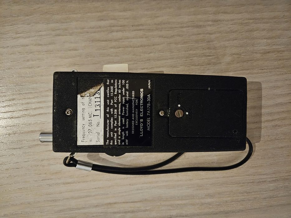 Walkie Talkie Lloyd's - anos 60