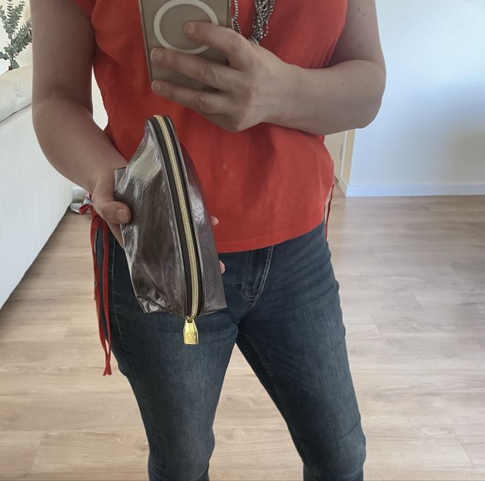 Bolsa prateado escuro