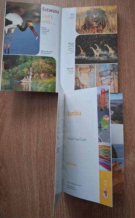 2 guias de viagem Bradt Namíbia e Botswana