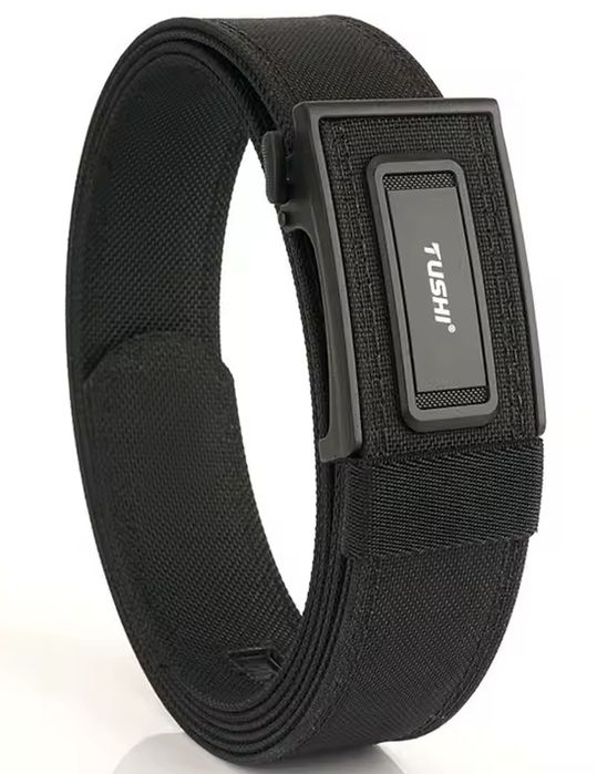 Чоловічий тактичний ремінь з металевою пряжкою