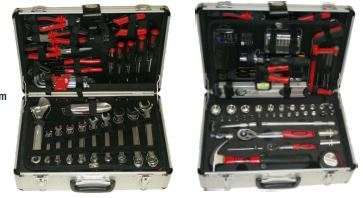 Mala Ferramentas Profissional aluminio CHROME VANADIUM 122 peças