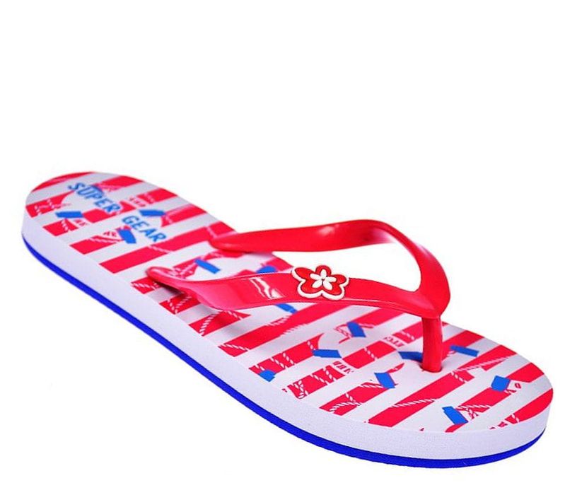 Japonki dziecięce klapki plażowe B657 red rozm 31