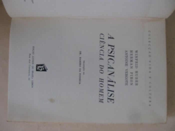 A Psicanálise - Ciência do Homem de Winfrid Huber e Herman Piron