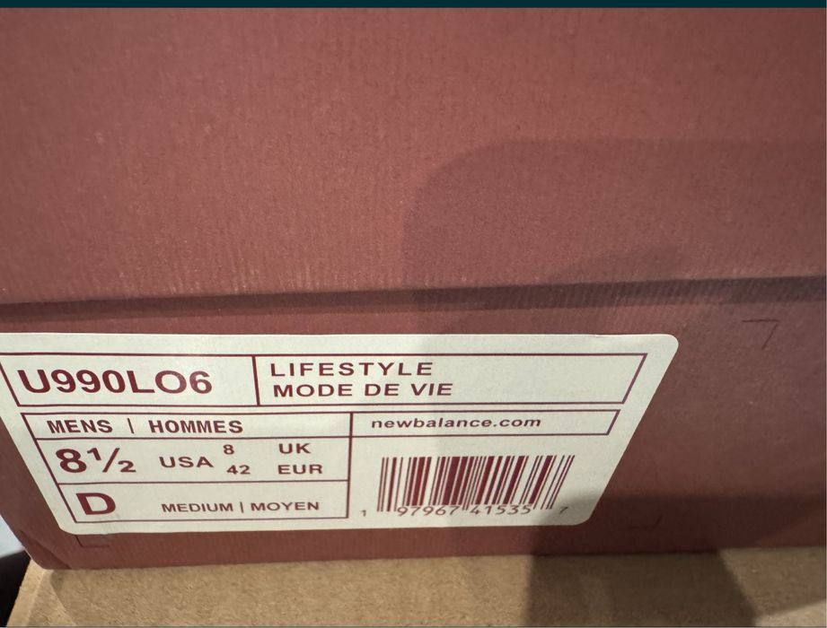 Tenis NB \ Loro Piano Modelo Serie Limitada Homem