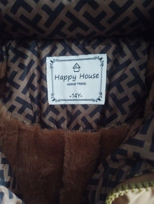 Nowa kurtka zimowa dziewczęca happy house