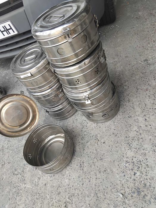 Медицинские биксы , футляры нержавейка коптильня СССР