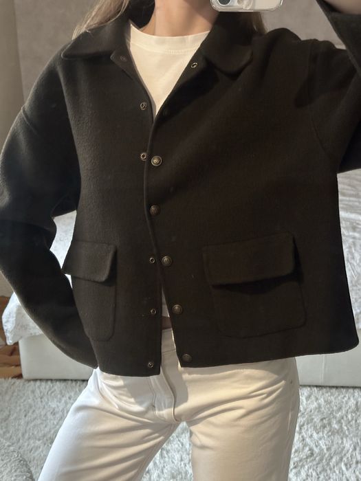 шерстяний жакет Massimo Dutti