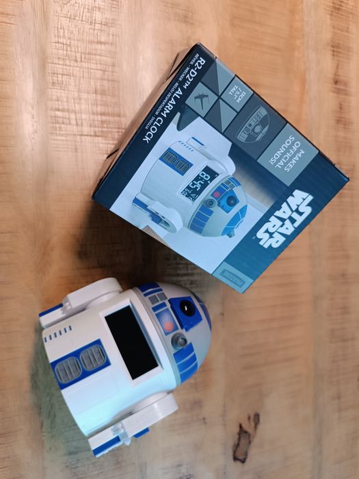 Budzik cyfrowy Star Wars R2-D2 Paladone z dźwiękami zegar USB