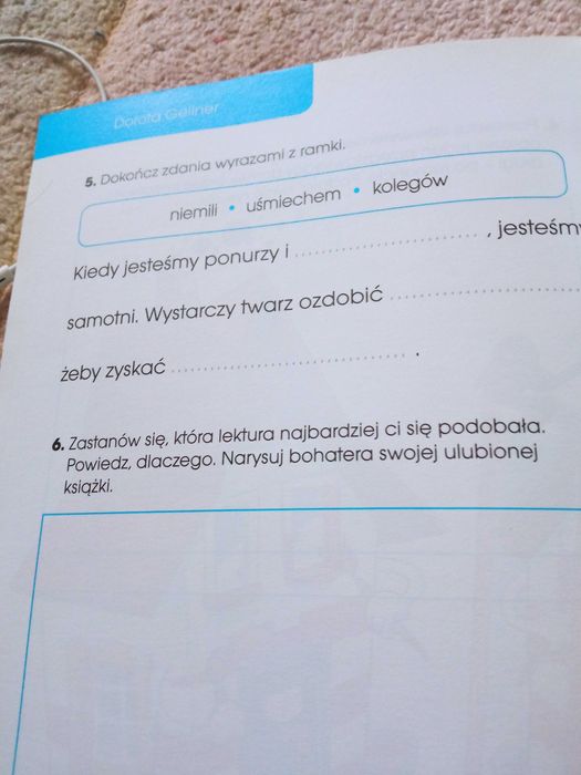 Książeczka z ćwiczeniami do klasy 3- lektury