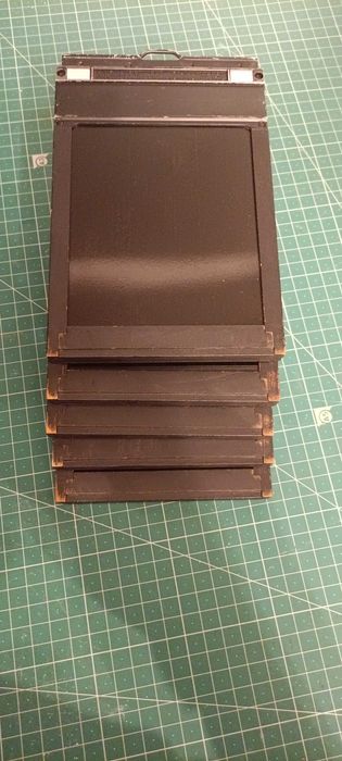 4×5 film holder cassete filme fotografia analógica