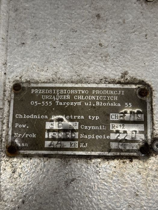 Agregat Chłodnia CH‑3719