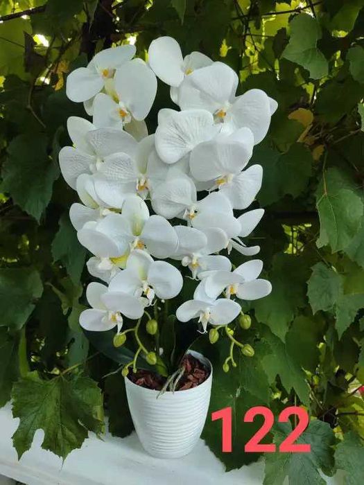 Орхидея искусственная. Орхидея латексная №122