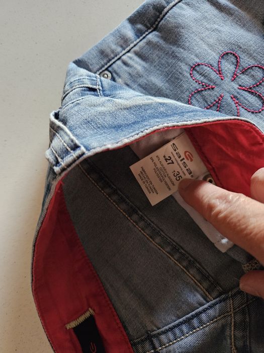 Calças Salsa bordadas