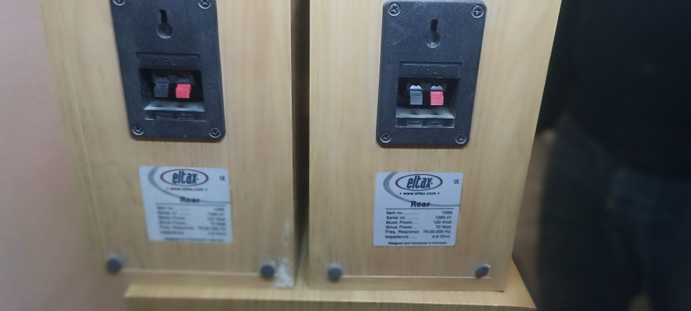 Акустическая система ELTAX (Дания) 200 ватт,2 колонки маленькие + саб.