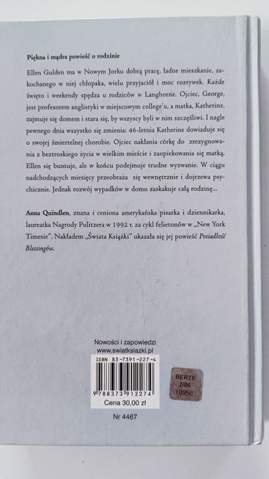 W stronę prawdy. Anna Quindlen