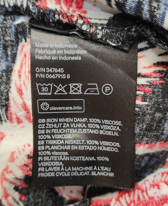 Wr) H&M oryginalna koszula krótki rękaw hawajka Roz.XL