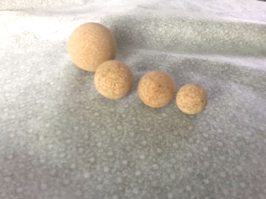 Esferas de cortiça