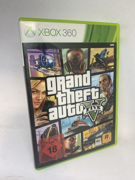 Gra GTA 5 Grand Theft Auto V Xbox 360 x360 pudełkowa PL