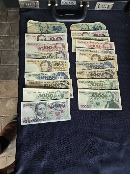Sprzedam orginalne banknoty z czasów PRL