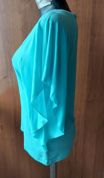 Seledynowa bluzka damska S