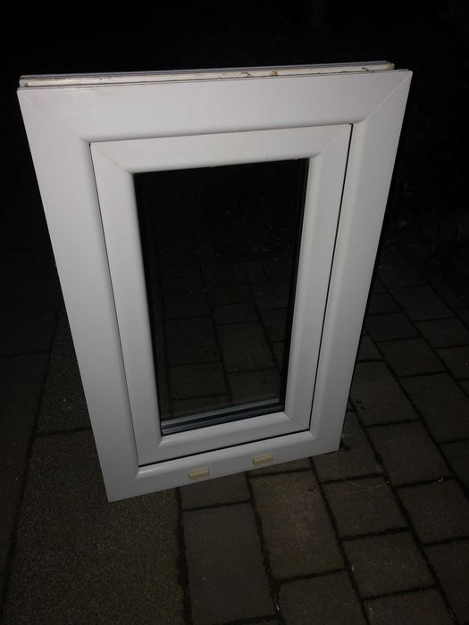 używane okno pcv, szer 48 wys 75