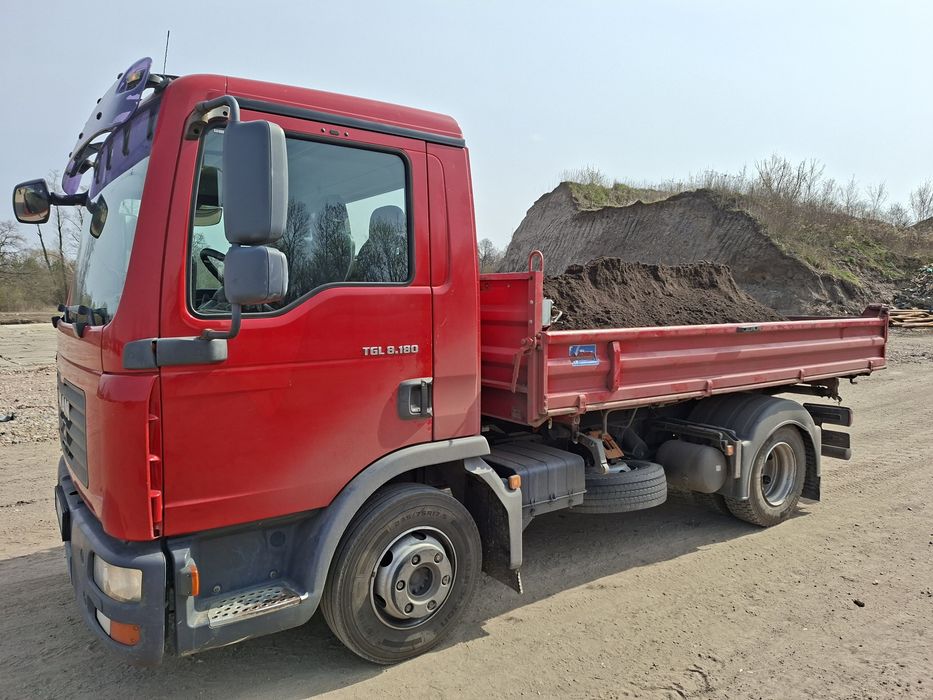 Ziemia polna przesiewana pod trawę 350zł 6ton