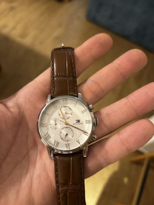 Zegarek Tommy Hilfiger + box, pieczęć jubilera, zestaw. Nowa bateria