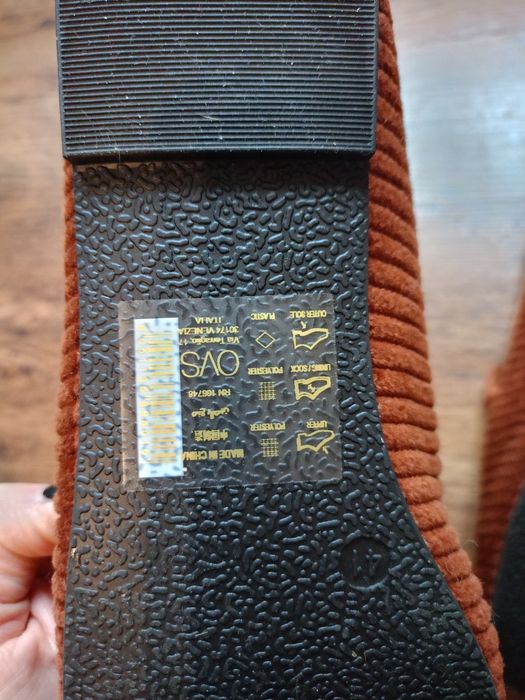 Piombo mokasyny sztruksowe 40