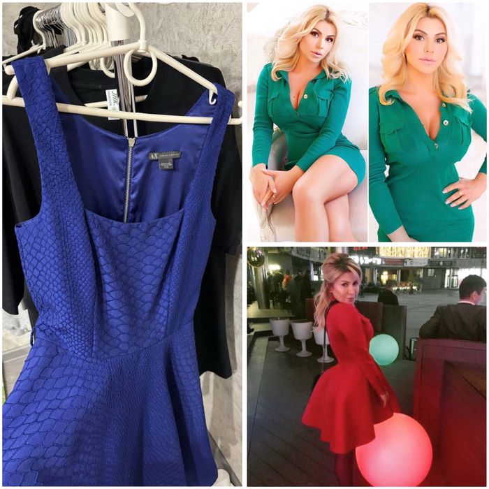 КОМПЛЕКТ Armani Армани Платье Бебидолл  + Victoria Beckham S