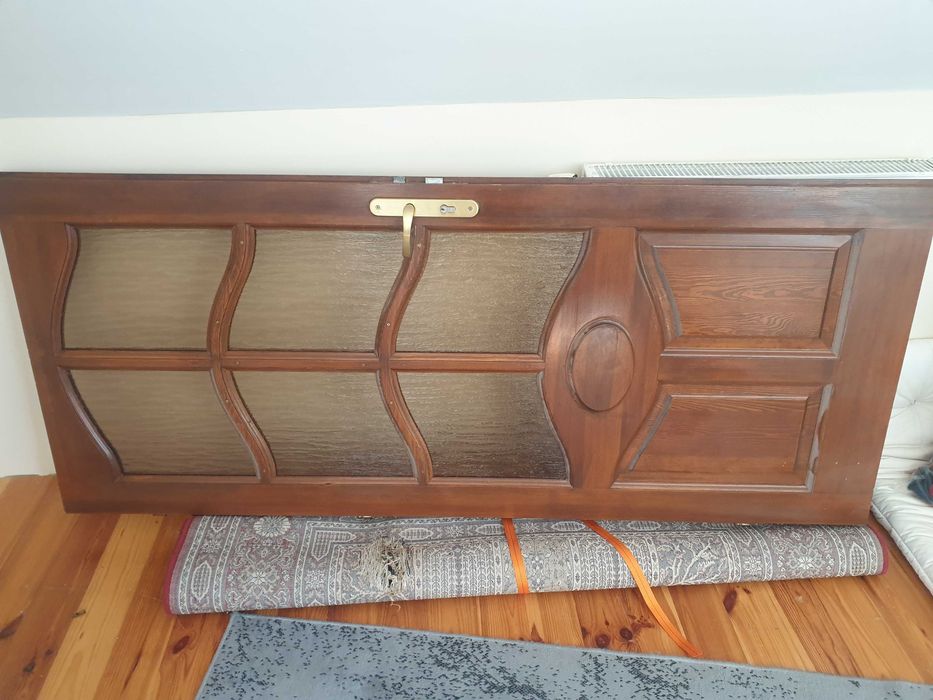 Drzwi wewnętrzne solidne, lite drewno