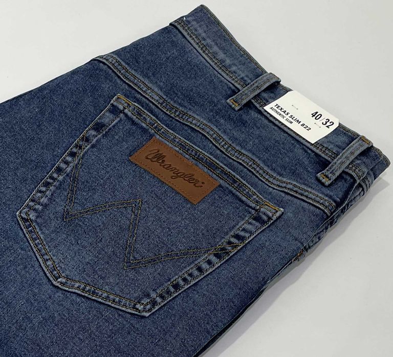 Spodnie męskie jeansy Wrangler Texas Slim 822 Stonewash W40 L32