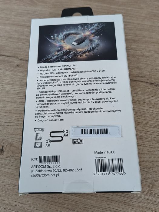 kabel HDMI 4K 1.5 m