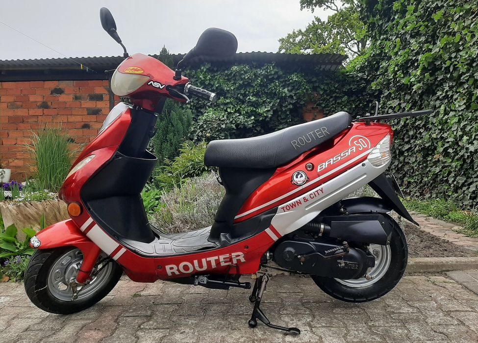 Ładny skuter Romet Router Bassa 50ccm 4t 2012r 3385km 60km/h