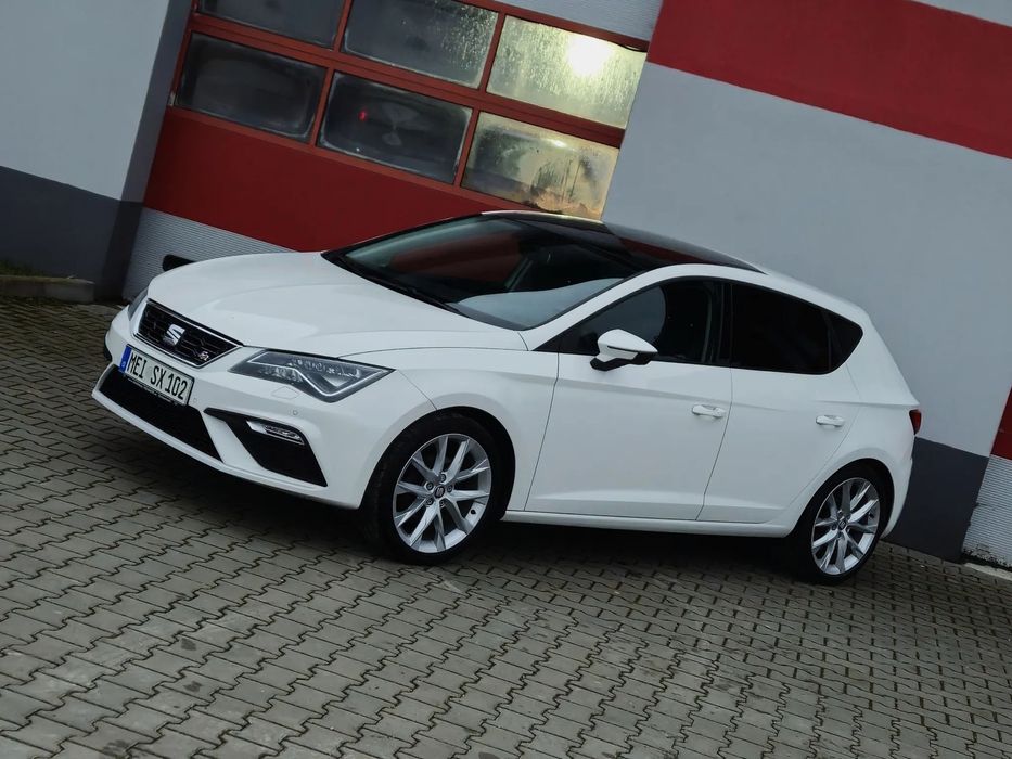 Seat Leon Lift_Full Led_84tys.km_Pelny SerwisASO Seat_TUV_Panorama_Navi_Półskóry