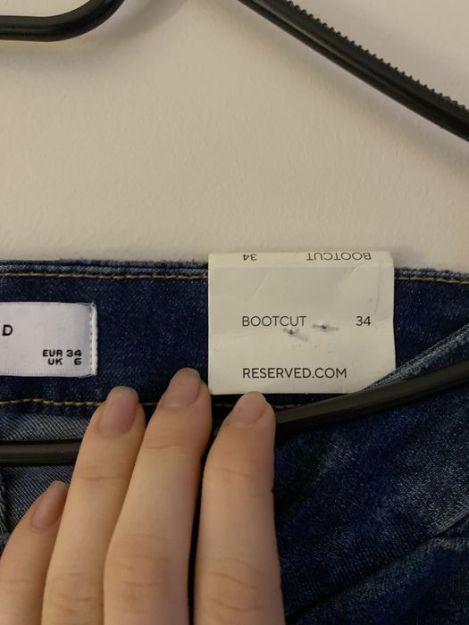 Сині прямі джинси Reserved