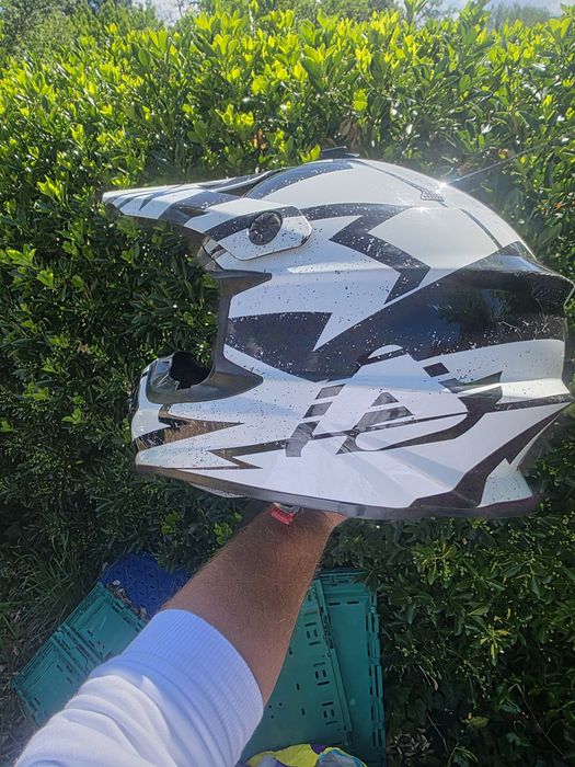 Capacete Motocross/Enduro Acerbis Profile (C/ Suporte GoPro)