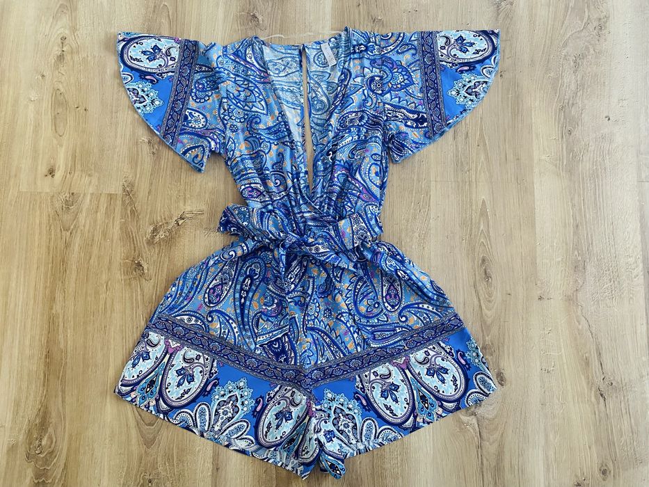 Nowy kombinezon letni Amisu XS 34 niebieski nowy