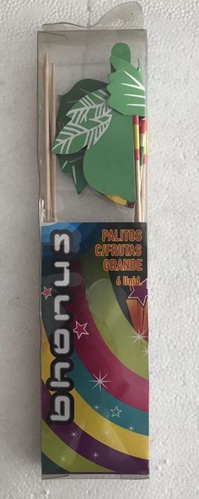 Palitos grandes com fruta