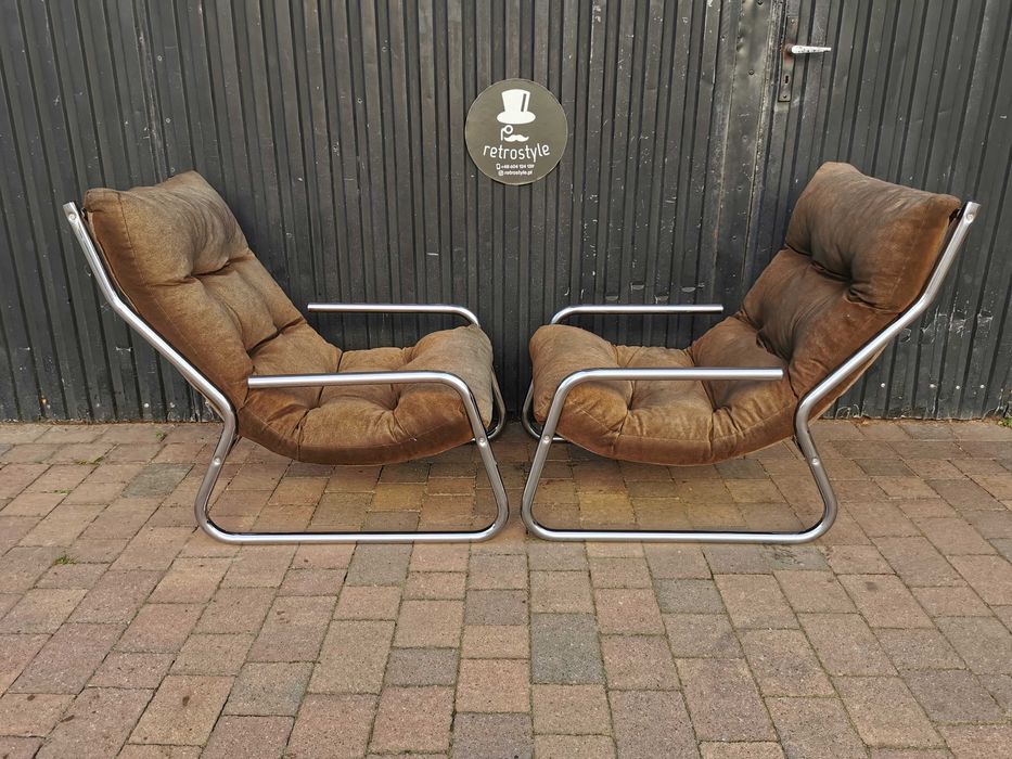 Sofa + 2x fotel proj. Gillis Lundgren dla IKEA, Szwecja '70, Vintage