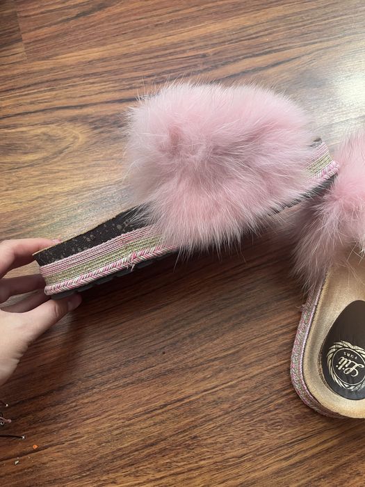 Futrzane klapki jenot 39