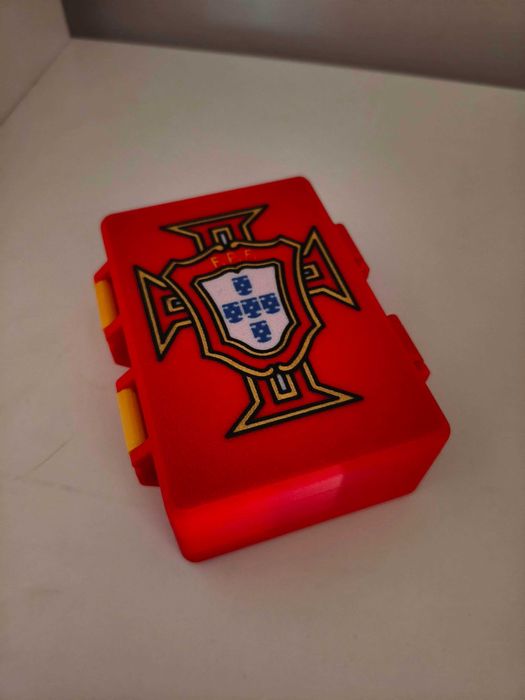caixa para guardar cromos mundial selecao nacional