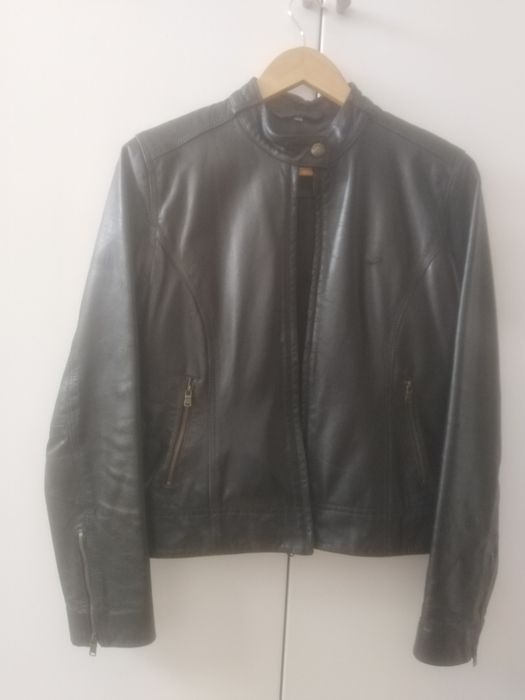 Casaco de pele genuína